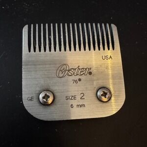 Oster Professional Classic 76 Detachable Clipper Blade Size 2 6mm USA Barber